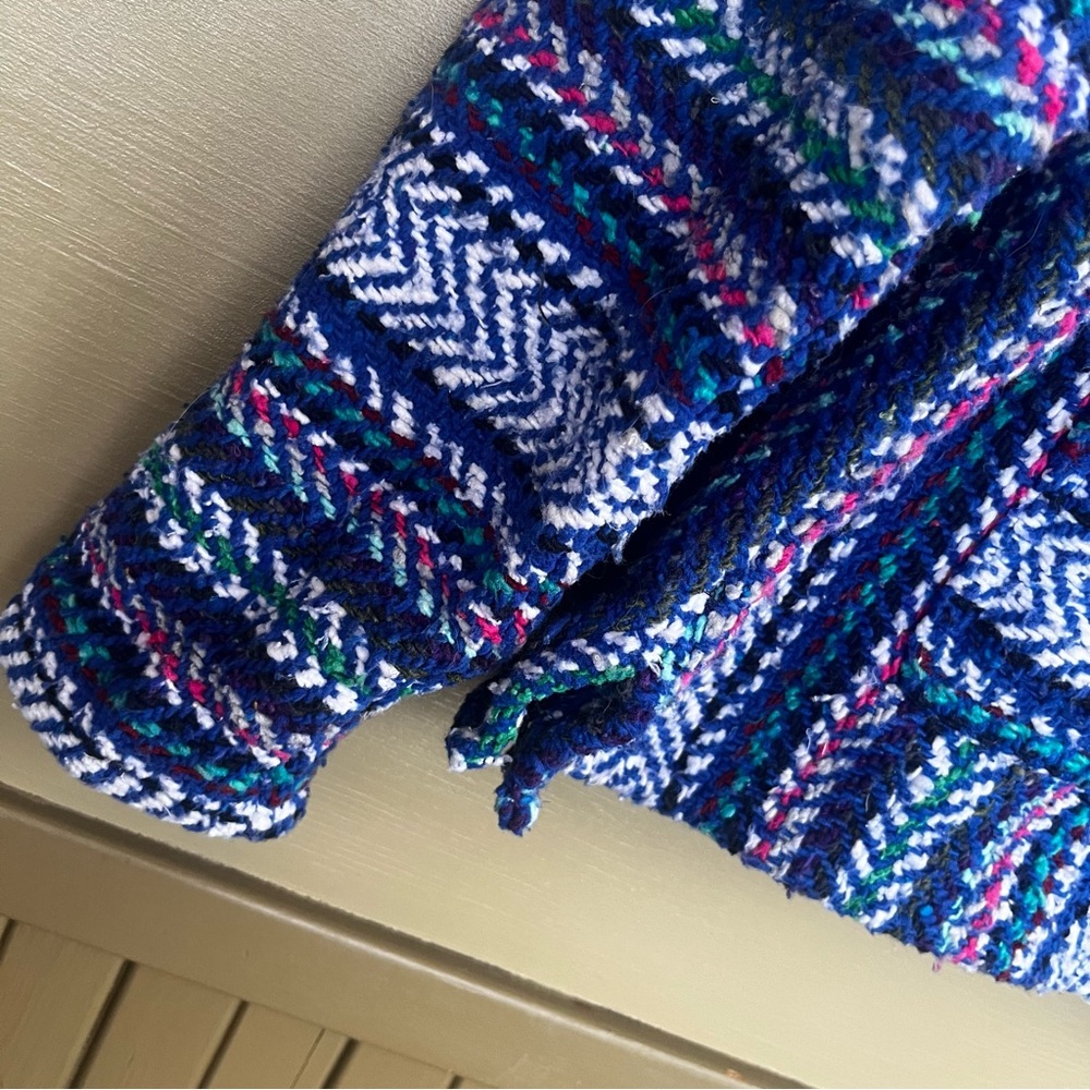 Baja Joe Mexican Hooded Poncho Beach  “Drug Rug” - Picture 3 of 10